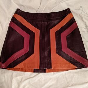 Tiger of Sweden Leather Skirt